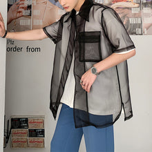 Load image into Gallery viewer, Translucent Loose Gauze Shirt
