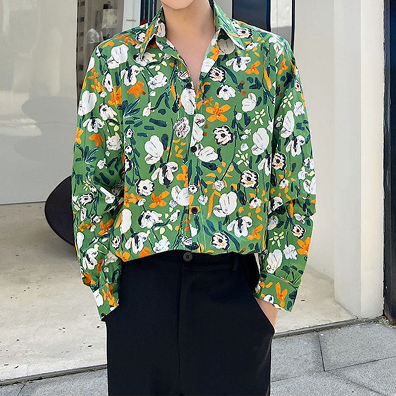 Thin Printed Long Sleeve Shirt