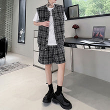 Load image into Gallery viewer, Vest And Shorts Casual Two Piece Set
