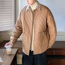 Load image into Gallery viewer, Rhombus Thickened Shirt Coat

