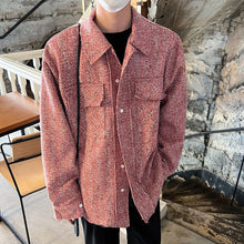 Load image into Gallery viewer, Braided Lapel Shirt Jacket
