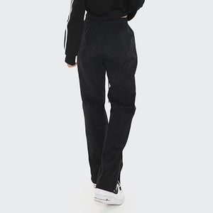 Zipper Strip Straight Casual Pants