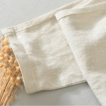 Load image into Gallery viewer, Linen Simple Solid Color Straight Pants
