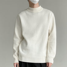 Load image into Gallery viewer, Solid Color Half Turtleneck Sweater
