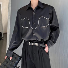 Load image into Gallery viewer, Contrast Color Hemming Long Sleeve Shirt
