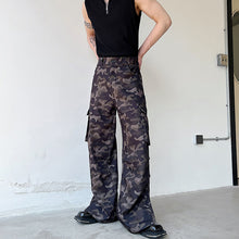 Load image into Gallery viewer, Camouflage Wide Leg Loose Pants

