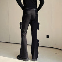Load image into Gallery viewer, Mid-Low Rise Slim Cargo Pockets Flared Pants
