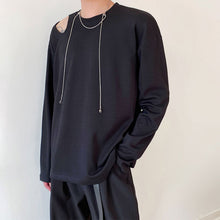 Load image into Gallery viewer, Hollow Hole Off Shoulder Long Sleeve T-Shirt

