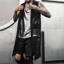 Load image into Gallery viewer, Mid-Length Mesh Sleeveless Vest
