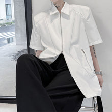 Load image into Gallery viewer, Zip Short Sleeve Shirt

