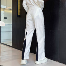 Load image into Gallery viewer, Black And White Contrast Cutout Pants
