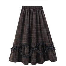 Load image into Gallery viewer, Plaid Lace Skirt
