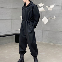Load image into Gallery viewer, Black Zipper Jumpsuit
