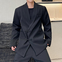 Load image into Gallery viewer, Men&#39;s Retro Buckle Casual Blazer
