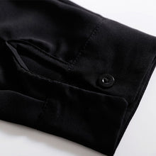 Load image into Gallery viewer, Two Pocket Loose Black Shirt
