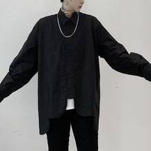 Load image into Gallery viewer, Rounded Hem Long Sleeve Shirt

