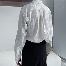 Load image into Gallery viewer, Sequined Long Sleeve Loose Shirt
