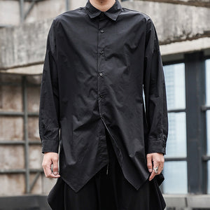 Irregular Mid-length Shirt