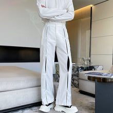 Load image into Gallery viewer, Black And White Contrast Cutout Pants

