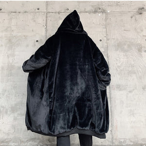 Thickened Mid-length Hooded Padded Jacket Coat