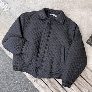 Winter Rhombus Plaid Cotton Jacket