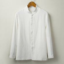 Load image into Gallery viewer, Linen Jacquard Long Sleeve Shirt
