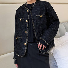 Load image into Gallery viewer, Woven Short Crew Neck Jacket
