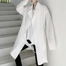 Load image into Gallery viewer, Thin Pleated Mid-Length Loose Jacket
