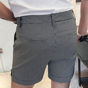 Summer Plaid Casual Shorts