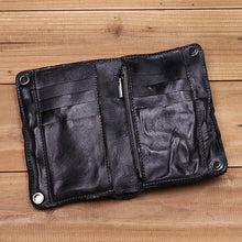 Load image into Gallery viewer, Retro Handmade Leather Wallet Multi Card Slots Wallet
